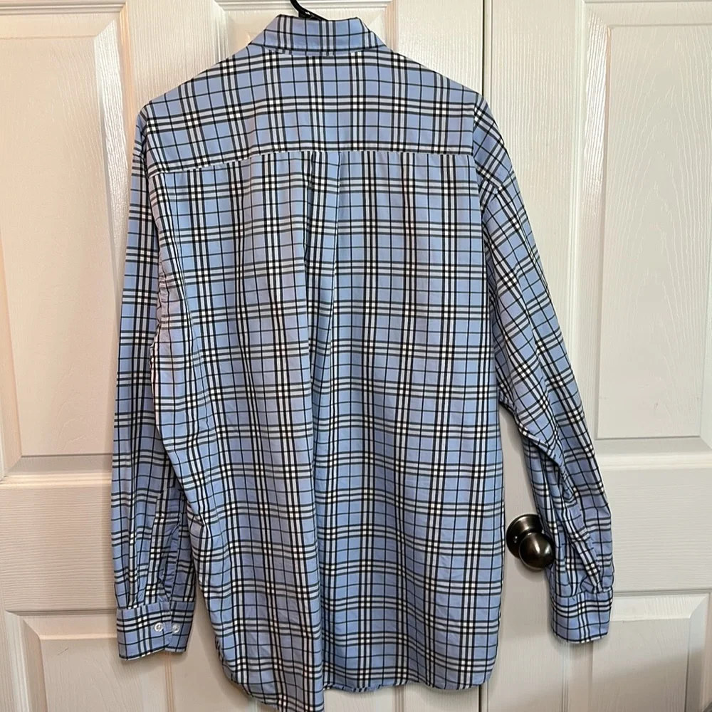 Mens Burberry Plaid Button Up - Picture 11 of 13